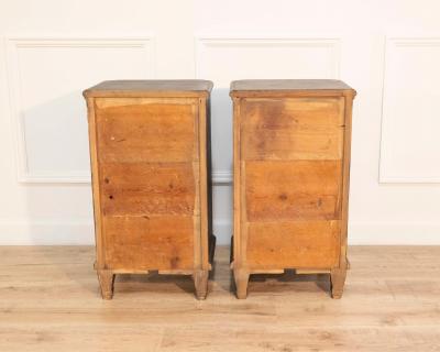 Pair of Swedish Nightstands in Black Paint Circa 1880