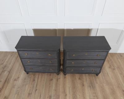 Pair of Swedish Painted Chests of Drawers Circa 1880