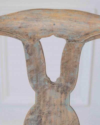 Pair of Swedish Rococo Period Dining Chairs with Vase Form Splats 18th Century