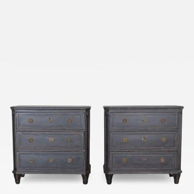 Pair of Swedish chests circa 1880