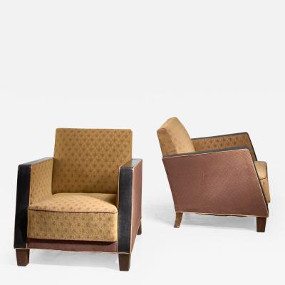 Pair of Swedish club chairs 1930s