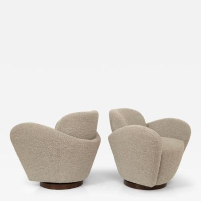 Pair of Swivel Lounge Chairs
