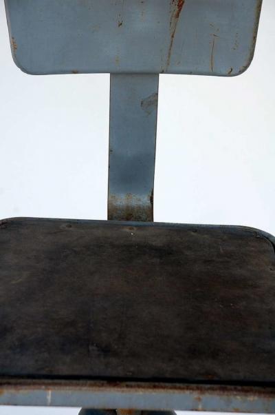 Pair of Swiveling Workshop Bar Stools