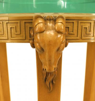 Pair of T H ROBSJOHN GIBBINGS Art Moderne Sycamore Pedestals