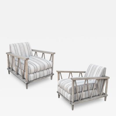 Pair of Teak Armchairs