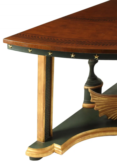 Pair of Thomas Morgan Winged Dolphin Console Table