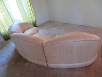 Pair of Three Piece Sectional Sofas Mid Century Modern