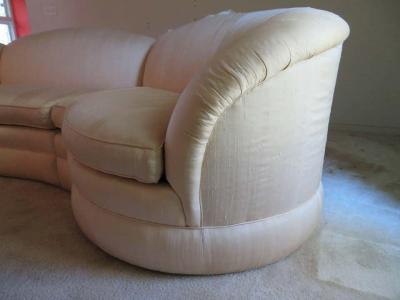 Pair of Three Piece Sectional Sofas Mid Century Modern