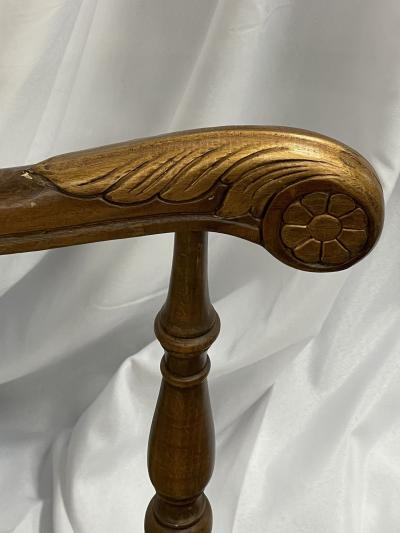 Pair of Throne Chairs Fauteuils in Louis XIV Fashion Fine Upholstery