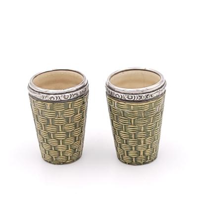 Pair of Toothpick Holders American 19th century