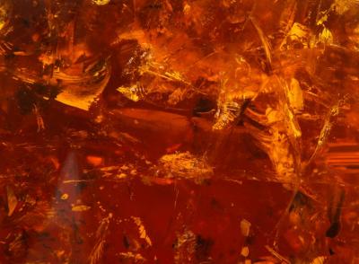 Pair of Tortoise Shell Style Bronze Lamps with Brown and Gold Shades Italy