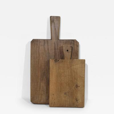 Pair of Two Rare French 19th Century Wooden Chopping or Cutting Boards