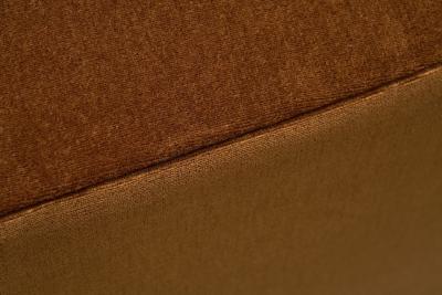 Pair of Upholstered Burnt Orange Armchairs Europe 20th Century