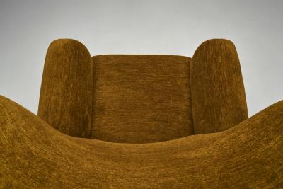 Pair of Upholstered Danish Cabinetmaker Armchairs Denmark ca 1940s