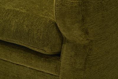 Pair of Upholstered Green Armchairs Europe Mid 20th Century