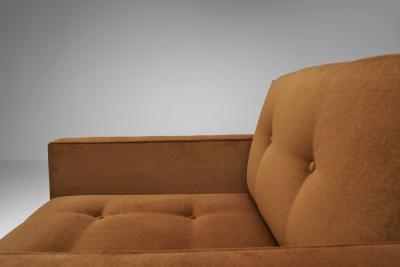 Pair of Upholstered Italian Lounge Chairs Italy 1960s