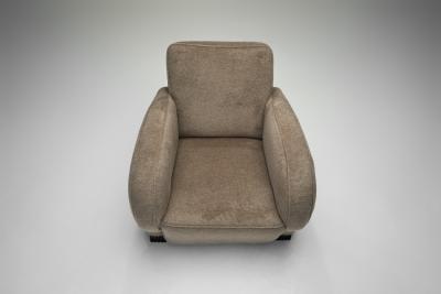 Pair of Upholstered Norwegian Club Chairs Norway 1930s