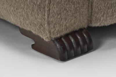 Pair of Upholstered Norwegian Club Chairs Norway 1930s