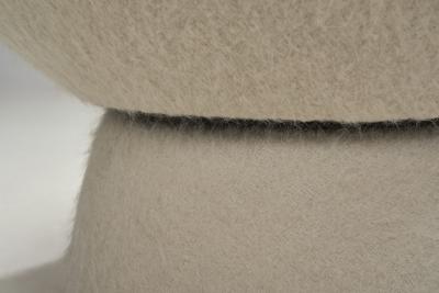 Pair of Upholstered Space Age Swivel Chairs Germany 1970s