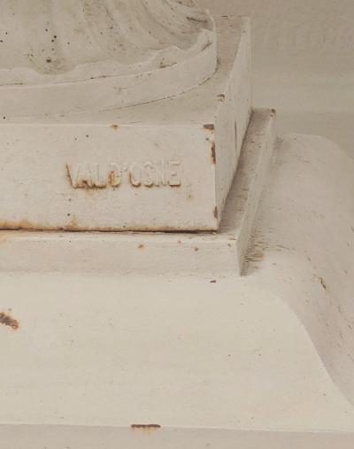 Pair of Val dOsne Belle poque Cast Iron Urns France early 20th century