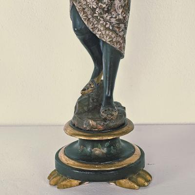 Pair of Venetian Blackamoor Figurines Italy circa 1920