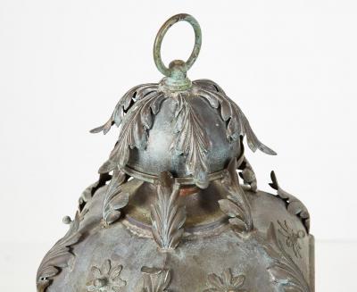 Pair of Verdigris Wall Lights