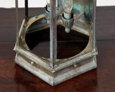 Pair of Verdigris Wall Lights