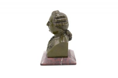 Pair of Victorian Bronze Louis XVI Le Titien Busts