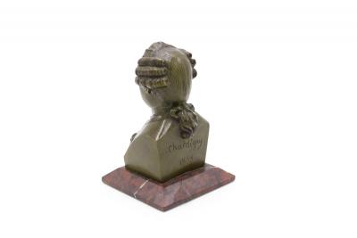 Pair of Victorian Bronze Louis XVI Le Titien Busts