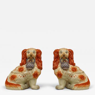 Pair of Victorian Porcelain Staffordshire Figures