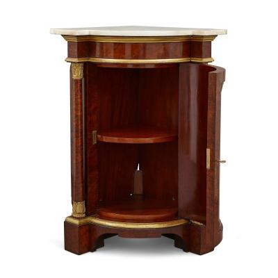 Pair of Victorian corner cabinets of Windsor Castle provenance