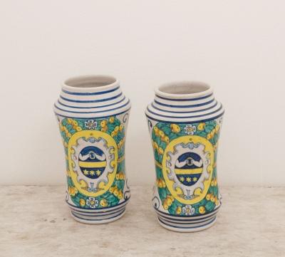 Pair of Vintage Apothecary Jugs in the 17th Century Style