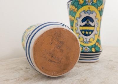 Pair of Vintage Apothecary Jugs in the 17th Century Style