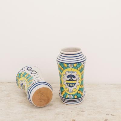 Pair of Vintage Apothecary Jugs in the 17th Century Style