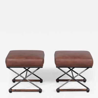 Pair of Vintage Benches After Cleo Baldon for Terra