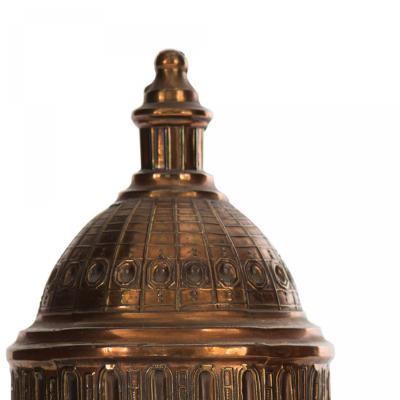 Pair of Vintage Copper Plate US Capitol Bookends