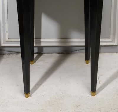 Pair of Vintage French Ebonized Bouillote Tables