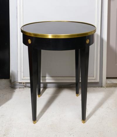 Pair of Vintage French Ebonized Bouillote Tables