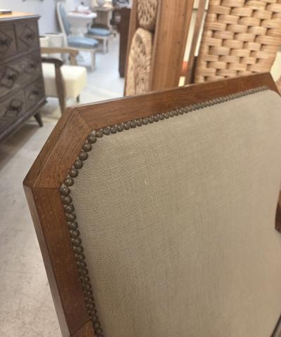 Pair of Vintage French Macassar Ebony Armchairs