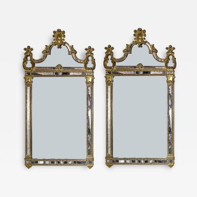 Pair of Vintage French Wall Mirrors