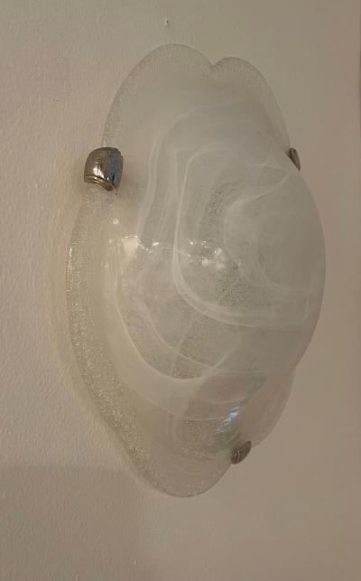 Pair of Vintage Italian Floral Wall Sconces