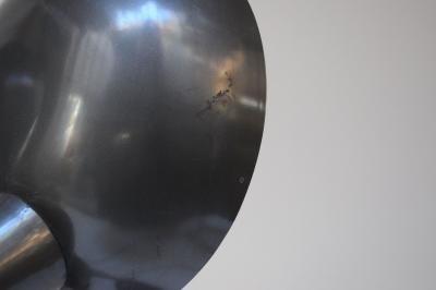 Pair of Vintage Italian Modern Industrial Chromed Metal Task Lamps by Seminara