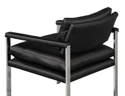 Pair of Vintage Mid Century Modern Arm Chairs in Metal