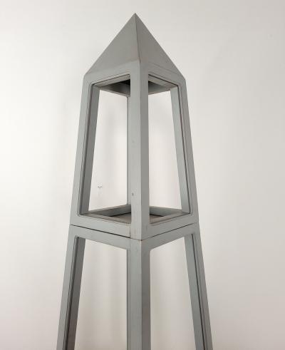 Pair of Vintage Now Gray Store Display Fixtures