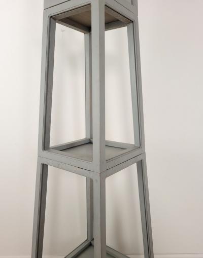 Pair of Vintage Now Gray Store Display Fixtures