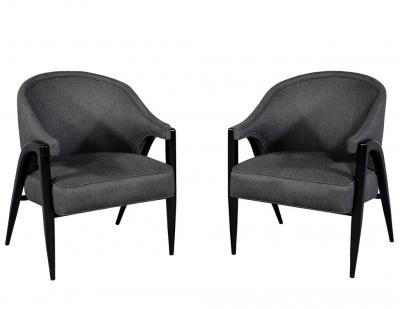 Pair of Vintage Original Mid Century Modern Lounge Chairs