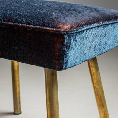 Pair of Vintage Stools Italy Mid 20th Century