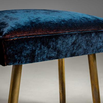 Pair of Vintage Stools Italy Mid 20th Century