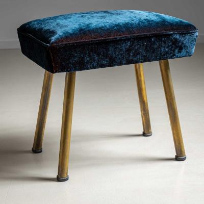 Pair of Vintage Stools Italy Mid 20th Century