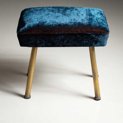 Pair of Vintage Stools Italy Mid 20th Century